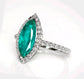 Diamantring mit Smaragd