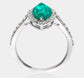 Diamantring mit Smaragd