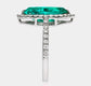 Diamantring mit Smaragd
